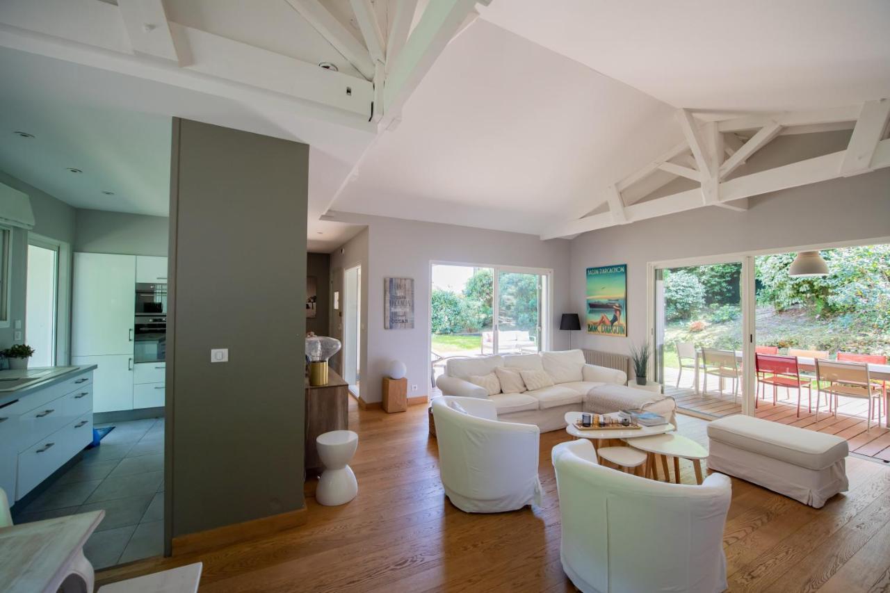 Villa Spacieuse A Arcachon, Proche Plages, Jardin Екстериор снимка